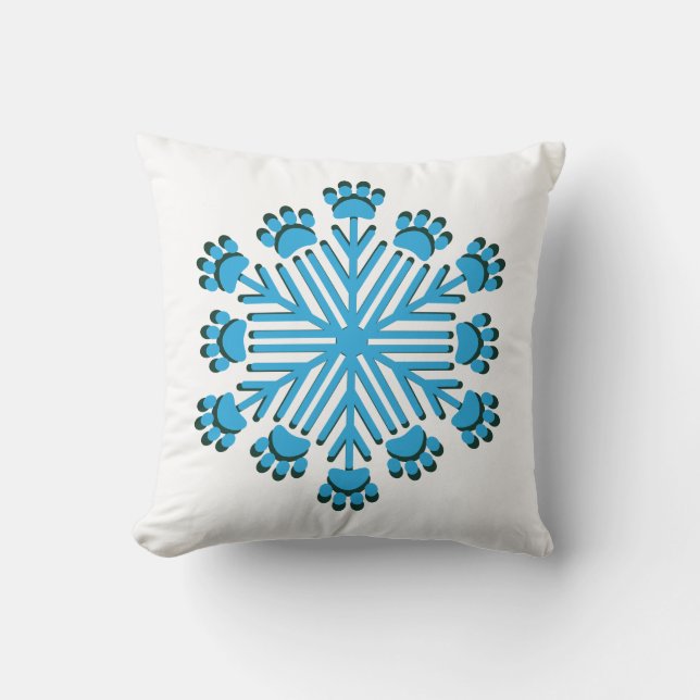 Cojín Decorativo Snowflake 3 (Anverso)