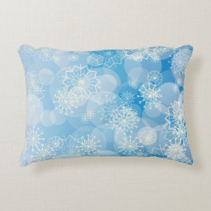 Cojín Decorativo Snowflake background