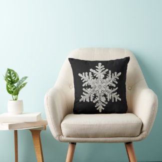 Cojín Decorativo Snowflake de Wilson Bentley