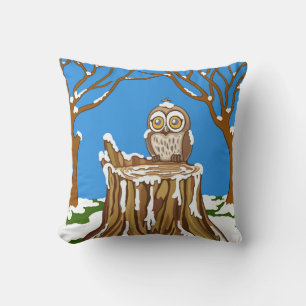 Cojín Decorativo Snowflake the Owl