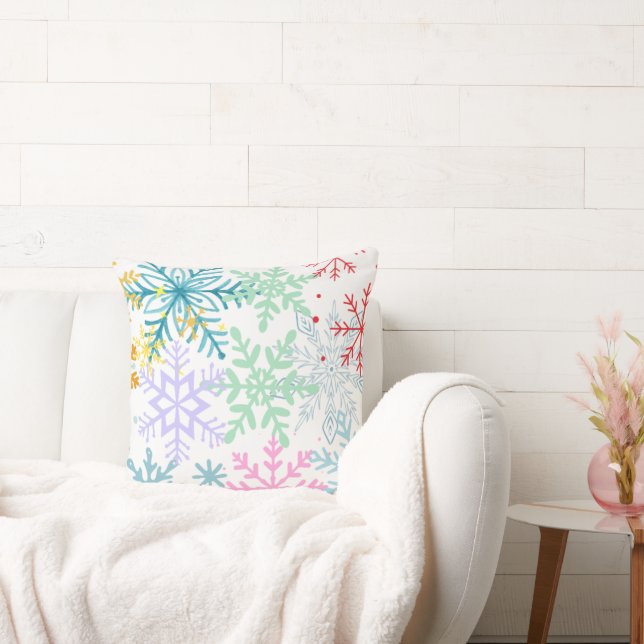 Cojín Decorativo Snowflakes (Sofá)