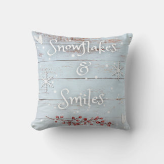 Cojín Decorativo Snowflakes and Smiles Decretive Pillow