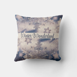 Cojín Decorativo Snowflakes / Edge / Shadow / Winter Wonderland