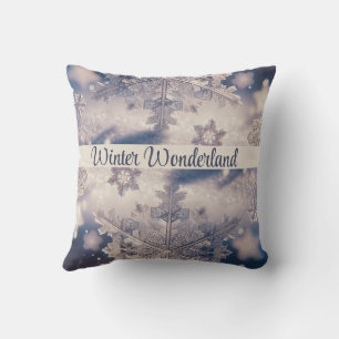 Cojín Decorativo Snowflakes / Edge / Shadow / Winter Wonderland