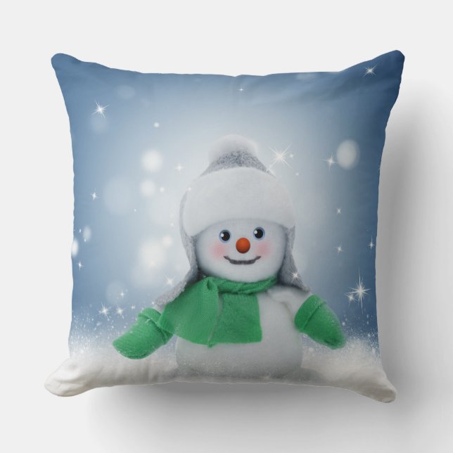 Cojín decorativo Snowman (Anverso)