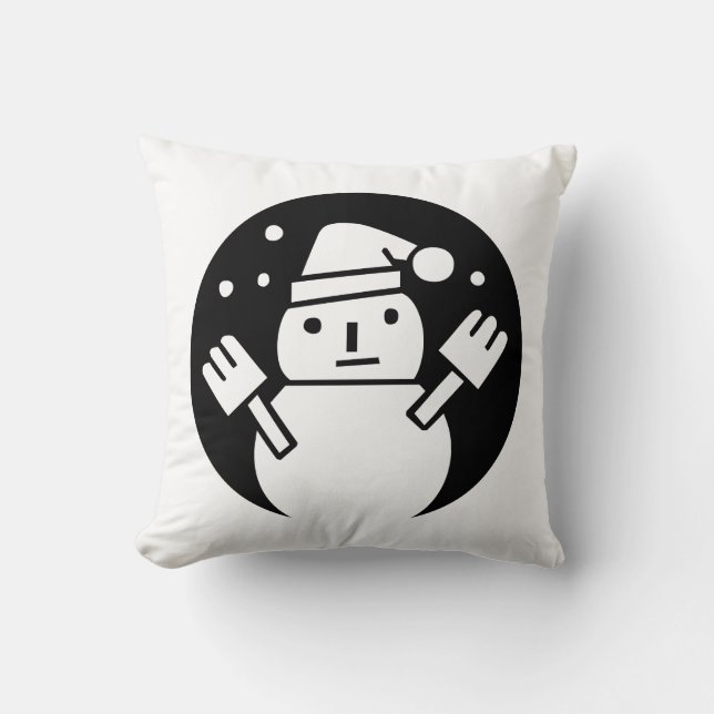 Cojín Decorativo Snowman (Anverso)