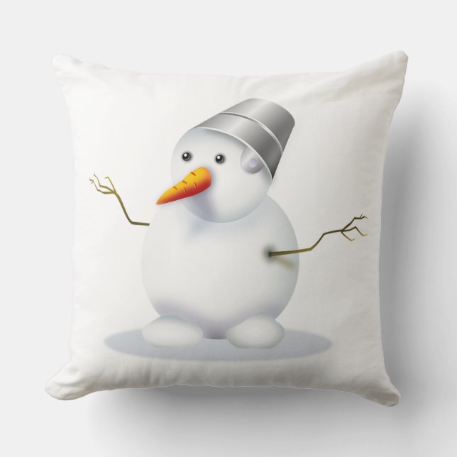 Cojín Decorativo Snowman (Anverso)