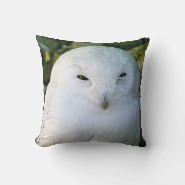 Cojín Decorativo Snowy Owl (Anverso)