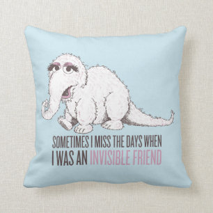 Cojín Decorativo Snuffleupagus   A veces extraño aquellos días