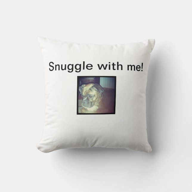 Cojín Decorativo ¡Snuggle conmigo! (Anverso)