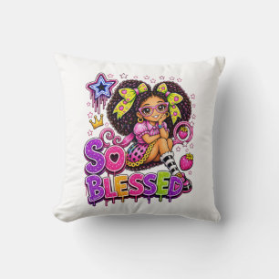 Cojín Decorativo So Blessed™ StarBerry Chica Fresa Linda