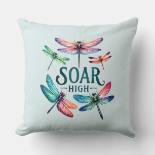 Cojín Decorativo Soar alto - Dragonfly artístico