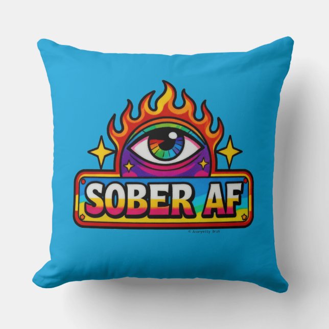 Cojín Decorativo Sober AF - Throw Pillow (Anverso)