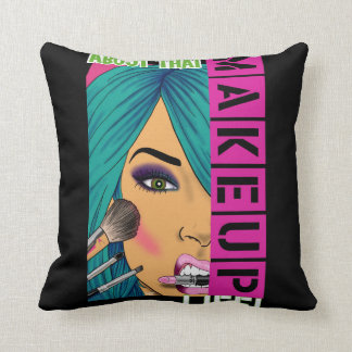 Cojín Decorativo Sobre esa vida del maquillaje (almohada)