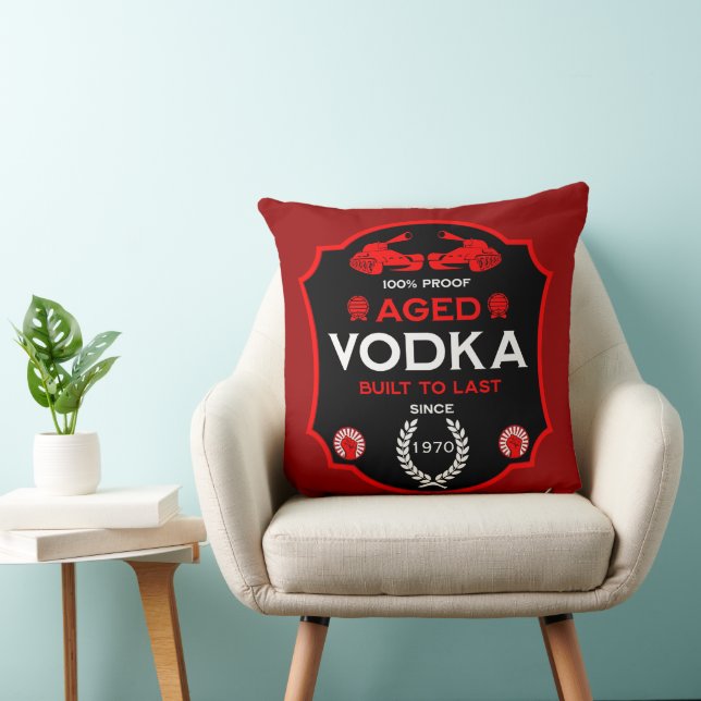 Cojín Decorativo Sobre La Colina En Vodka Drinker (Silla)