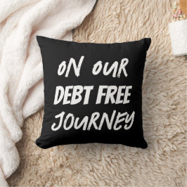 Cojín Decorativo Sobre nuestro viaje libre de deuda