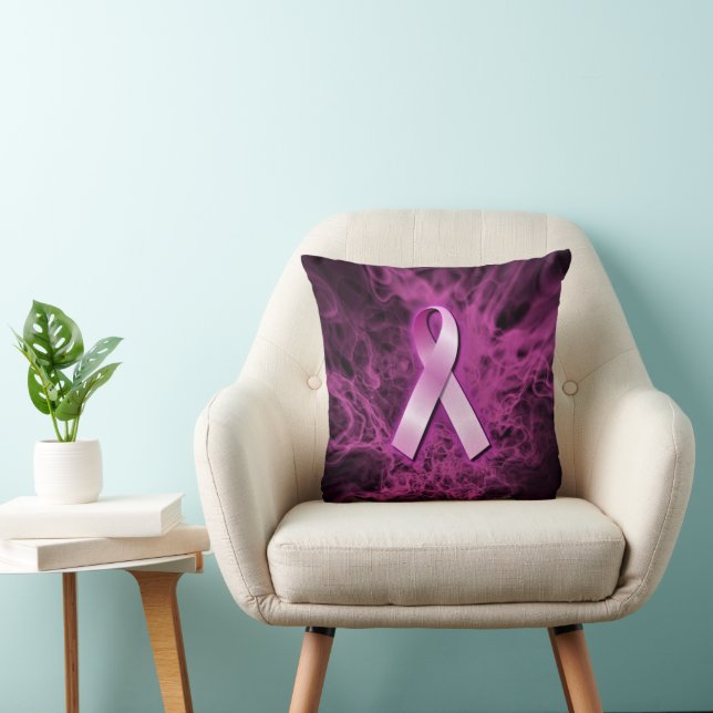 Cojín Decorativo Sobreviviente del cáncer de mama (Silla)