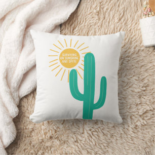 Cojín Decorativo Sobrevivir al sol y al espiar