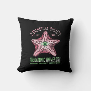 Cojín Decorativo Sociedad Zoológica Miskatonic Lovecraft