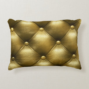 Cojín Decorativo Sofá de cuero Elegancia: Lujoso tapiz.