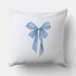 Cojín Decorativo Soft Blue Bow Boy Baby Shower