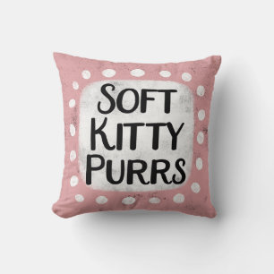 Cojín decorativo Soft Kitty Purrs