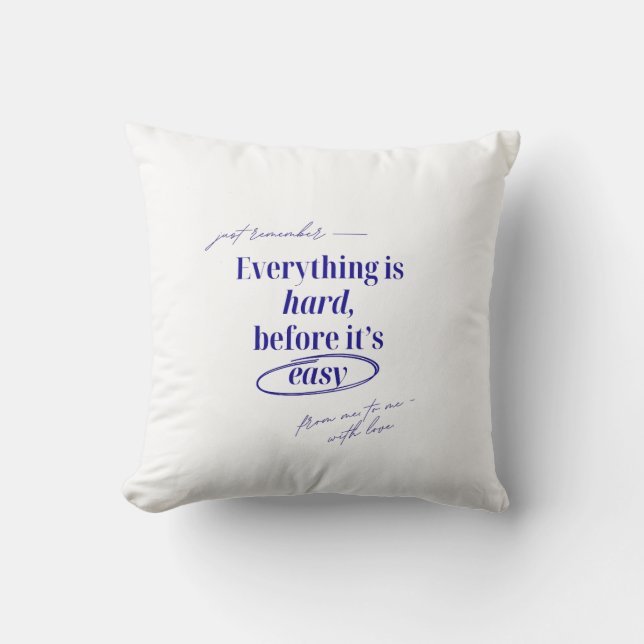 Cojín Decorativo Soft Motivational Pillow (Anverso)