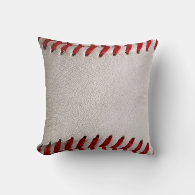 Cojín Decorativo Softbol de béisbol (Anverso)