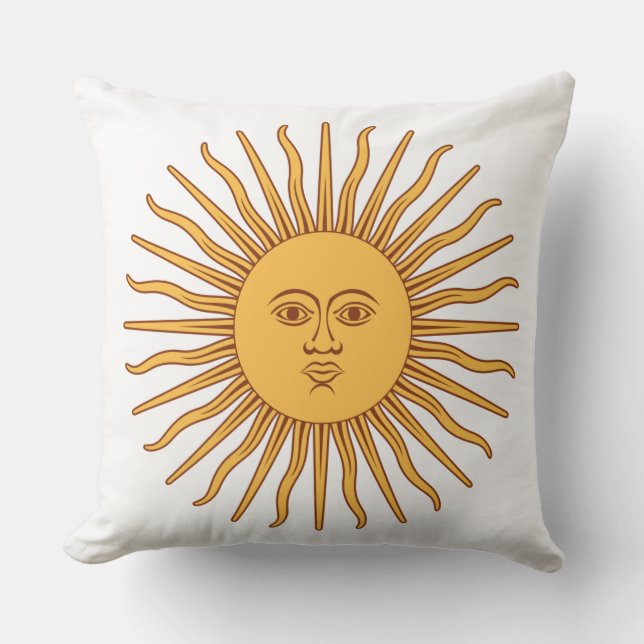 Cojín Decorativo Sol argentino (Anverso)