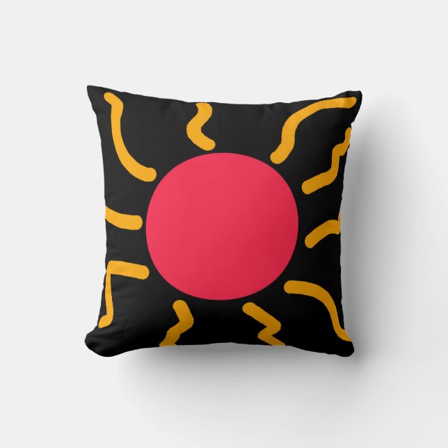 Cojín Decorativo Sol corto (Anverso)
