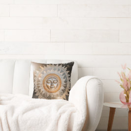 Cojín Decorativo Sol Dorado