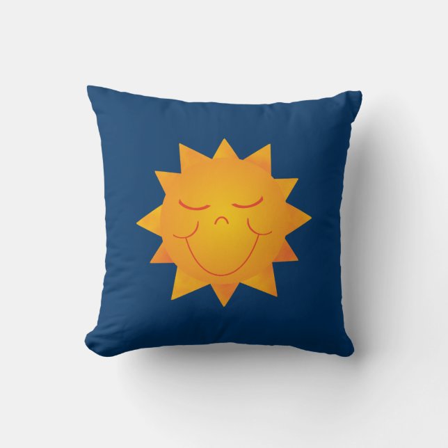 Cojín Decorativo Sol feliz (Anverso)