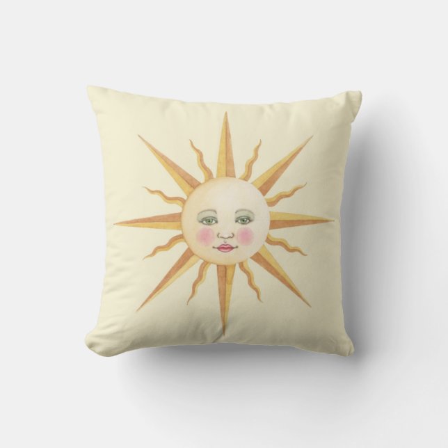 Cojín Decorativo Sol - Pillow (Anverso)