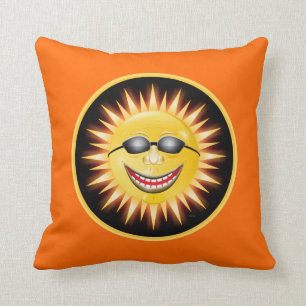Cojín Decorativo Sol sonriente