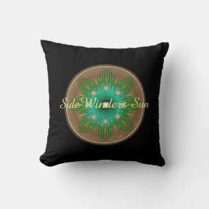 Cojín Decorativo Sol verde