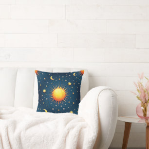 Cojín Decorativo Sol y Luna