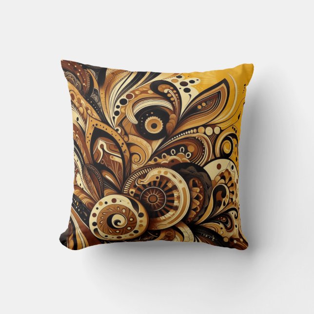 Cojín Decorativo Solar Abstraction (Anverso)