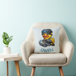 Cojín Decorativo Soldador Pato de Goma