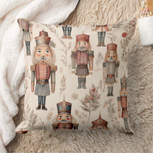 Cojín Decorativo Soldados Cascanueces Vintage - Navidad Clásica