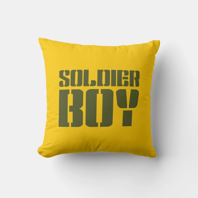 COJÍN DECORATIVO SOLDIER BOY (Anverso)