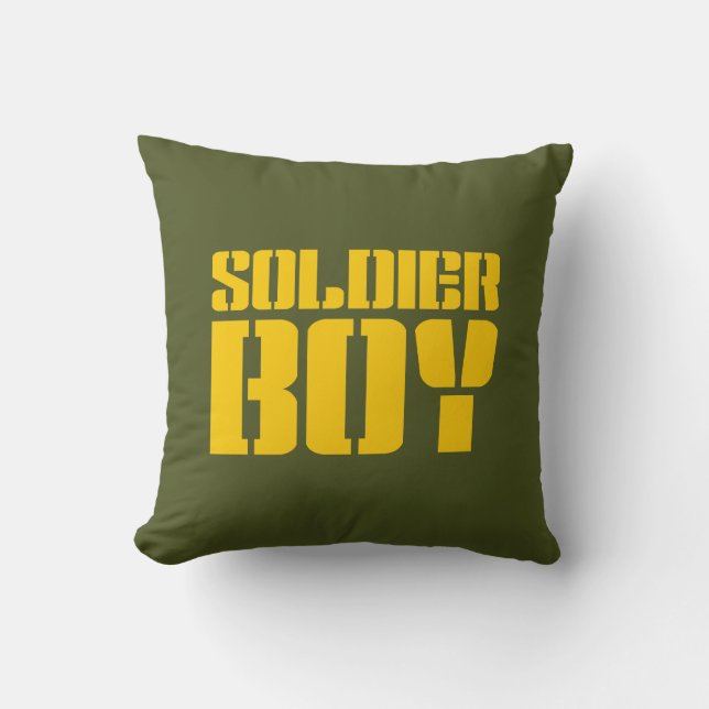 COJÍN DECORATIVO SOLDIER BOY (Anverso)