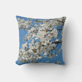 Cojín Decorativo Soleado cerezo en flor de flores primavera