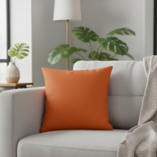 Cojín Decorativo Solid Orange Cushion for Autumn Decorations