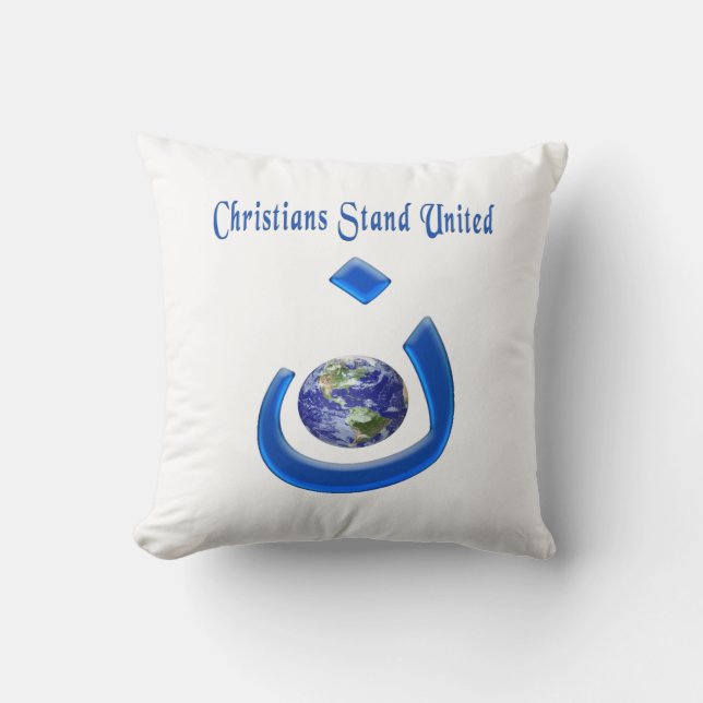 Cojín Decorativo Solidaridad cristiana (Anverso)