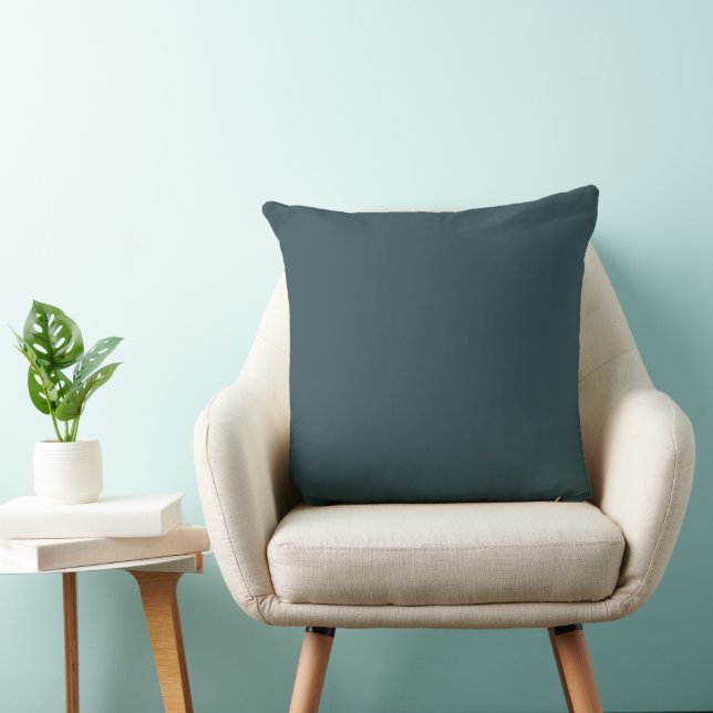 Cojín Decorativo Sólido azul-verde oscuro viridiano (Silla)