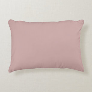 Cojín Decorativo sólido rosa silencioso
