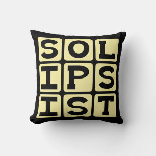 Cojín Decorativo Solipsista, Punto de Vista Filosófico
