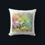 Cojín Decorativo Solitary Orejiblanco 010824AREF148 - Watercolor<br><div class="desc">Solitary Orejiblanco 010824AREF148 - Watercolor by John Pintow - Explore the beauty of wildlife with this exquisite watercolor art collection. Each artwork captures the vibrant essence of various animals and insects,  showcasing detailed textures and rich colors. Ideal for those who cherish nature's artistry.</div>