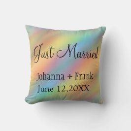 Cojín Decorativo Solo arcoiris casado