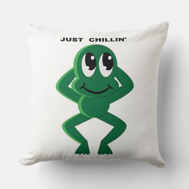 COJÍN DECORATIVO SÓLO CHILLIN' (Anverso)